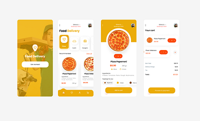 Food Delivery IOS APP ui