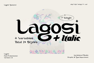 Lagosi - Free Pointed Serif Font display font free free font freebie type typeface