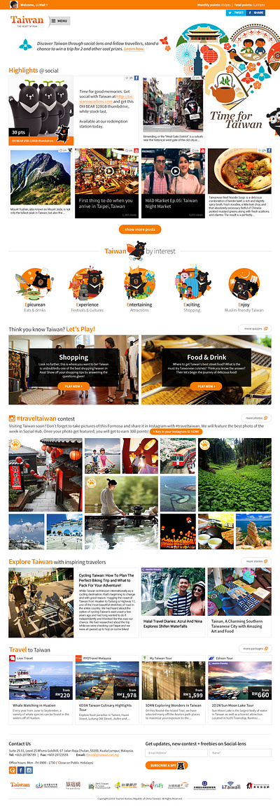 Taiwan Tourism Social Hub