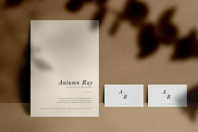Autumn Ray Mockups adobe photoshop brand design branding brands business card corporate identity design graphic design layout letter mock up mockup page typography wedding