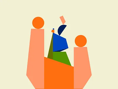 Equilibrium illustration vector