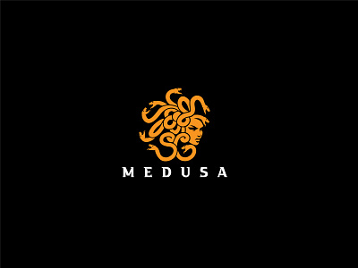 Medusa Logo by HUSSNAIN GRAPHICS on Dribbble