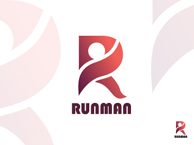 RUNMAN brand logo design illustration letter r logo logo logo art logo concept logo design logo idea logo inspiration logo maker logo mark logo png logo vector logodesign logos logotype modern logo r logo run logo