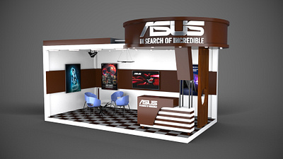 Stall Modelling in Cinema 4D 3d 3d animation 3d modelling animation branding cinema 4d graphic design hdrilightstudio lighting modelling mograph motion graphics redshift simulation texturing