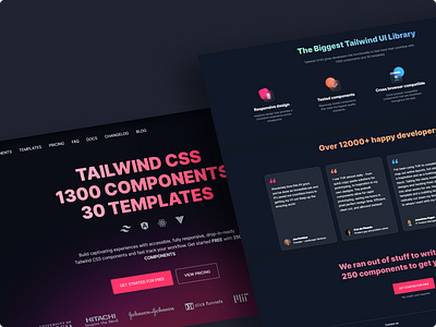 Tailwind UI Kit - Tailwind CSS components & templates accessibility blocks branding components dashboard design illustration library logo product tailwindcss ui ux vector
