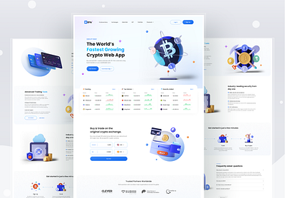 NEFA - Cryptocurrency Exchange Website binance bitcoin clean crypto crypto wallet cryptocurrency design exchange finance nft trading ui ui design uiux ux uxdesign web