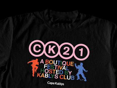 Cape Kablys'21 t-shirt branding design festival graphic design identity illustration merch merchandise t-shirt visual identity