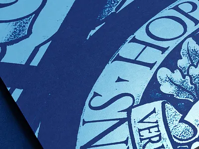 Hopkins Admit Folder – Spot UV design print production spot uv