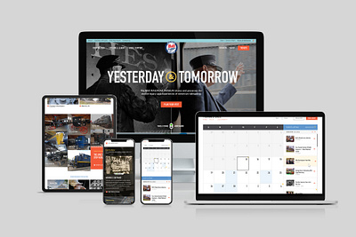 B&O Railroad Museum Site design ui ux web design