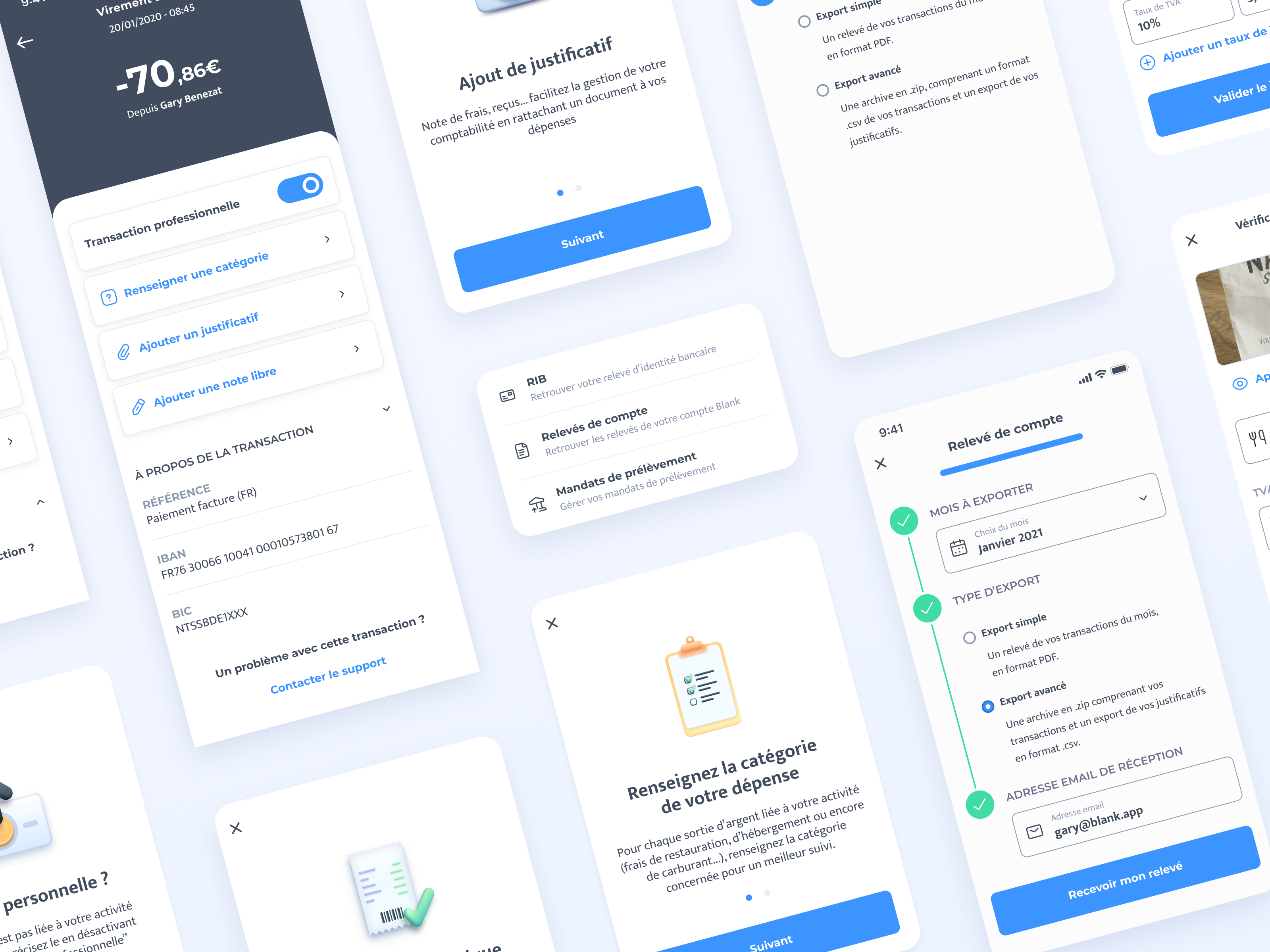 Blank account account bank banking finance fintech receipt ui ux