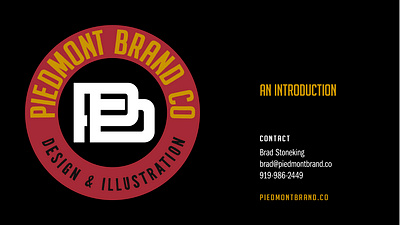 PIEDMONT BRAND CO - AN INTRODUCTION branding design graphic design illustration logo package design print design ui ux vector web design