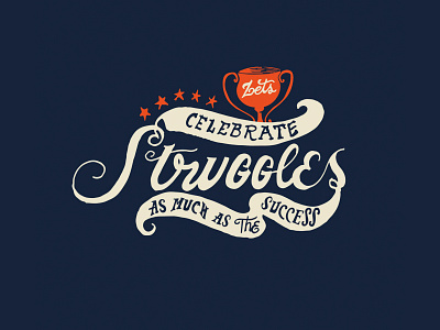 Let's celebrate. apparel design illustration lettering t shirt vector