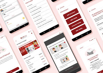 SFT Mobile CIMB NIAGA branding design illustration mobile app ux uxdesign