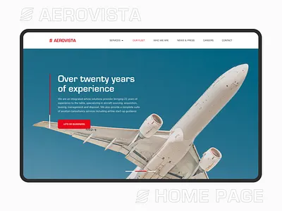 Aerovista | Airline Solutions Provider airlines airplane home page plane webdesign webflow website
