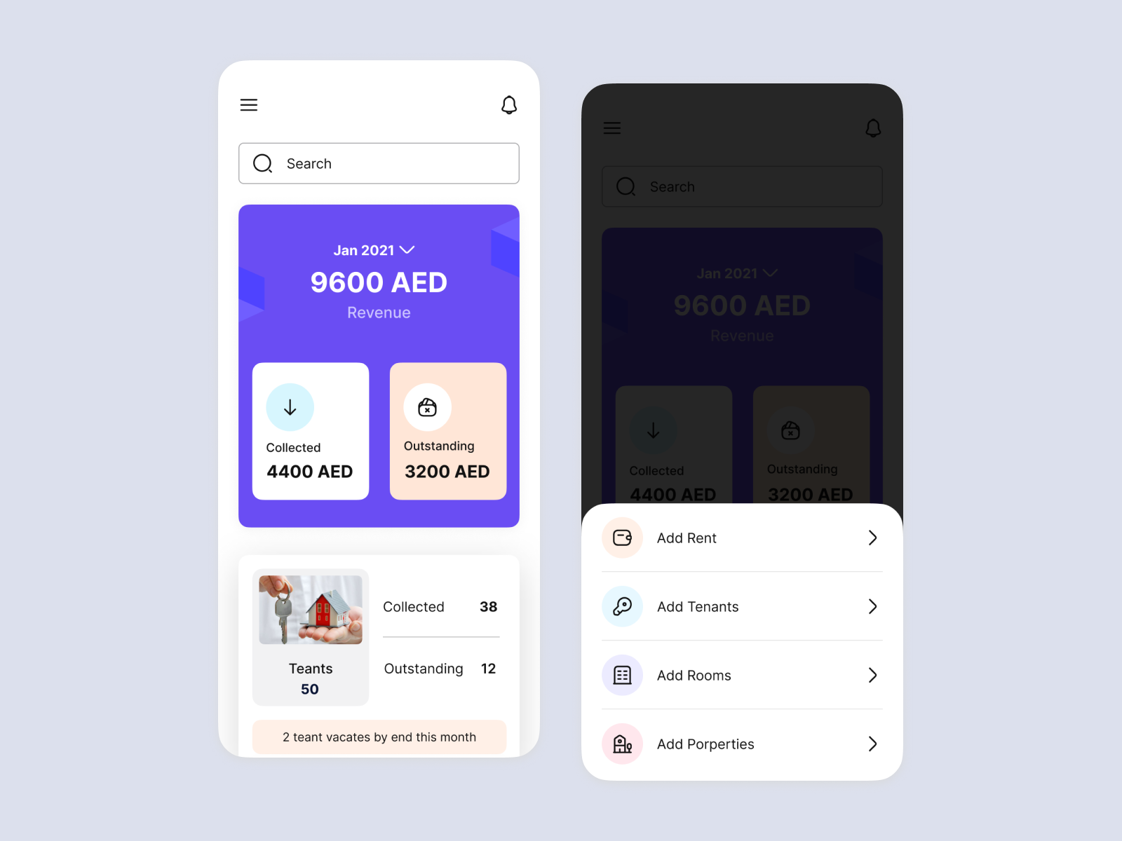 Example of Mobile App UI Design / From 20 Screens