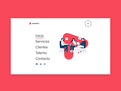 Rebranding Acciona #5 colorfull design ui uidesign ux uxdesign website