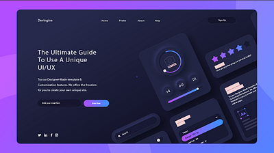 Ui Banner design using html css and bootstrap with source code 3d animation banner bootstrap css html logo source code ui web design website