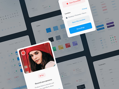 Design System for Meeting App after effects animation animation components design design system elements guide meetings modals popups product style guide style sheet ui ui guides ux