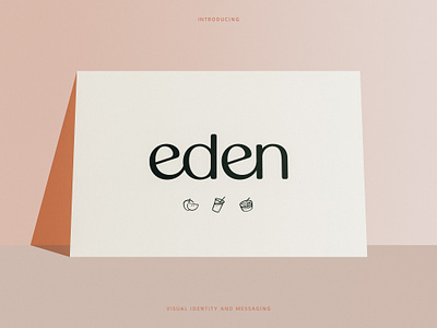 Eden Logo branding design graphic design iconography logo vector visual identity
