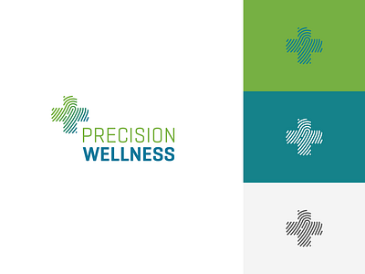 Precision Wellness Logo exploration color lockups branding design dna graphic design health healthcare icon illustration logo minimal vector wellness