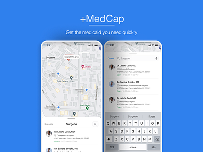 MedCap - Swift access to Healthcare at your finger tip. design medic mobile app design product design ui uiux ux design webapp