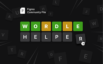 Wordle Helper - Figma Community File community figma game wordle