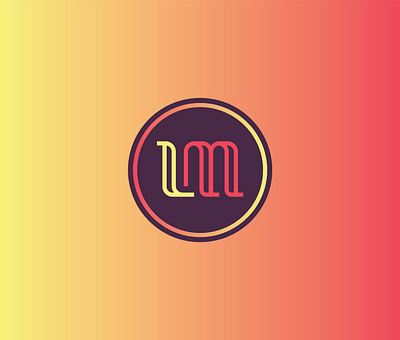 LM - Sales + Strategy Consultancy icon letterforms logo monogram thick lines