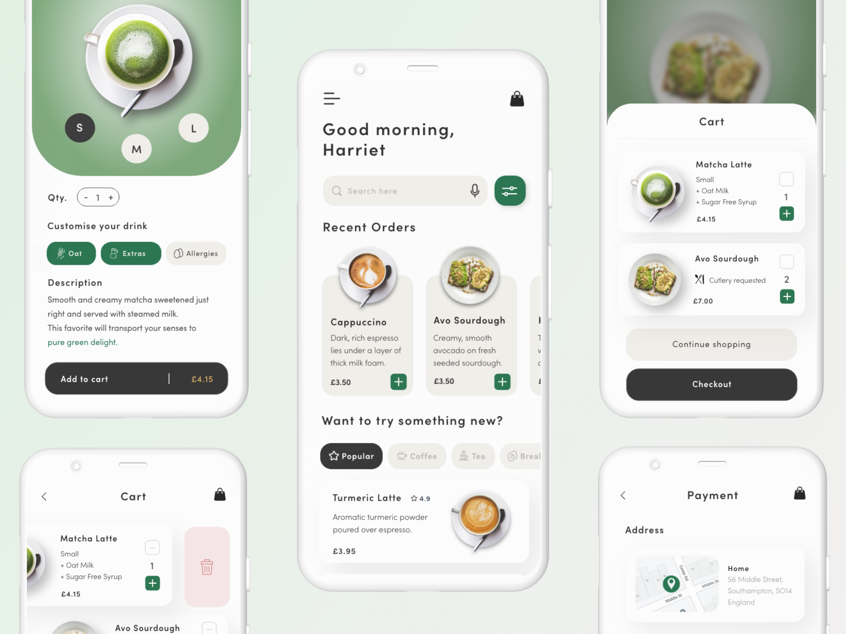UI/UX Starbucks Case Study animation app branding design ui user research