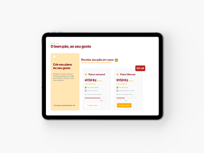 Bakery UI website angola bakery branding bread logo luanda minimal ui