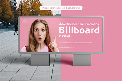 Brand Advertisement Billboard Mockup billboard billboard mockup branding mockup