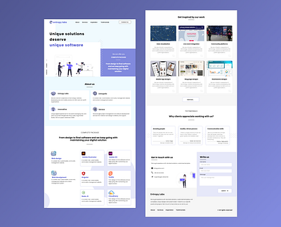 Entropylabs - website and branding ( logo included ) branding colors design icon illustration logo typography ui ux vector