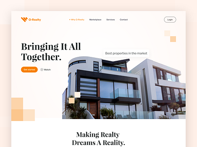 real estate UI design property real esate ui ui ux