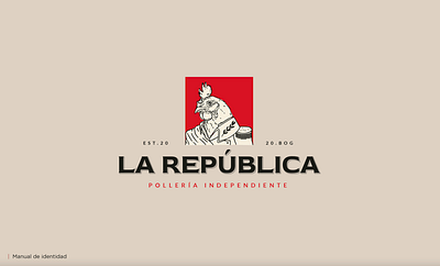 La República brand branding branding design concept design graphic design illustration logo vector