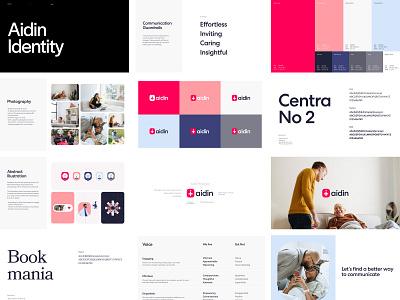 Aidin branding color health health care healthcare logo visual identity