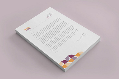 Clean Modern Stationery Template brand stationery branding branding stationery business clean colorful cool creative design graphic design letterhead minimal modern pattern print print template professional simple stationery stationery template