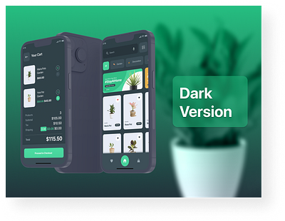 Eve's Garden UX Projects | Dark Version design graphic design ui uidesign ux