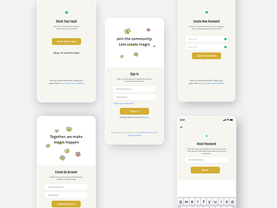 Social App Onboarding branding design facebook illustration landing page logo mobile ui onboarding social app twitter typography ui ux uidesign ux visual identity