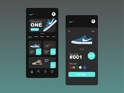 Nike SB - Concept App Design app design nike ui ui design uiux ux ux design