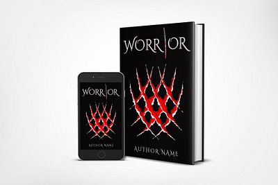 Worrior Book Cover adobe amazon book cover design ebook illustration kdp mahmudul rafi nonfiction book cover papper back photoshop