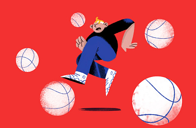 dodgeball ball boy dodgeball illustration red sport