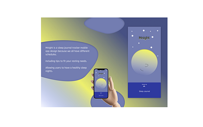 Mnight is a sleep journal mobile app design app branding business design figma graphic design illustration landing page logo mobile app sleep app social media typography ui ux vector
