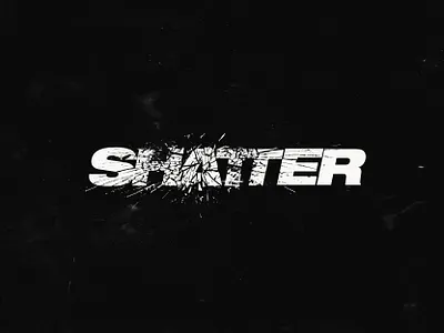 Type with Vector Textures Exploration black branding broken bw cracked dark depression distressed graphic design illustration lockup logo logos rough shatter stressed texture tshirt typography vector