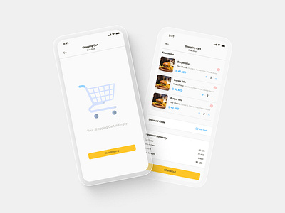 Shopping Cart UI Design design illustration logo shopping ui uidesign ux ux ui ux design uxdesign uxui