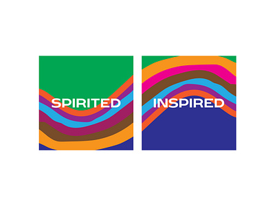 ADJECTIVES adjectives color colors design exploration graphic design inspired layers movement spirited texture type typeface vector
