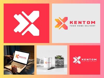 ecommerce logo brand brand identity branding canada e commerce e commerce logo e commerce logo design food delivery food delivery logo initial k k letter k letter logo k mark lettermark logo design online shop online shop logo uk usa