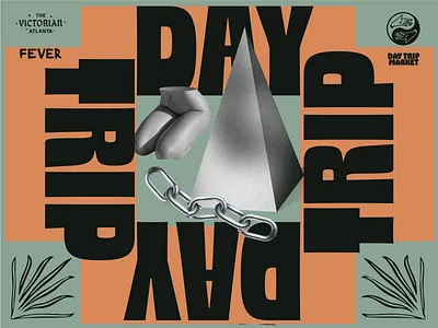 Day Trip Market atlanta branding illustration market plants poster system type