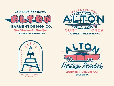 Alton Clothing Apparel Graphics apparel design branding design graphic design handdrawn illustration logo t shirt typography vector