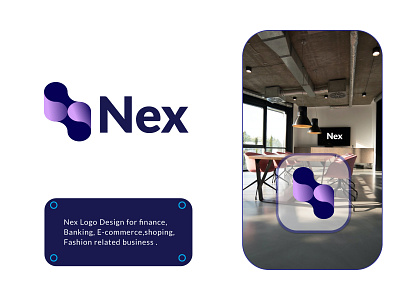 Nex Logo Design 3d app icon branding brandmark colorful logo creative logo gradient logo graphic design illustration letter n logo design logo maker logo mark logo type minimalist logo modern logo professional logo unique logo visual identity web icon