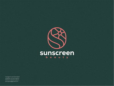 Sunscreen beauty beauty logo brand design branding design illustration jewelry lineart logo logo logodesign logomaker modern logo monoline logo sale logo skin care logo top logo vector