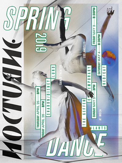 Calarts Spring Dance graphic design poster type design typography